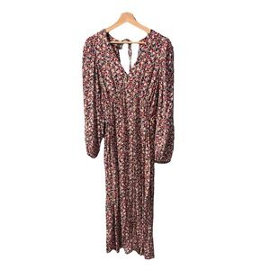 H & M ballon sleeve Long Sleeve Maxi Dress small